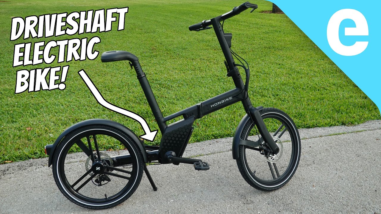 Honbike folding electric bike with driveshaft! First ride!