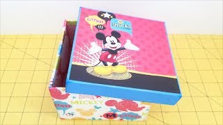 Disney series: mickey mouse gift box | nanda's crafts
