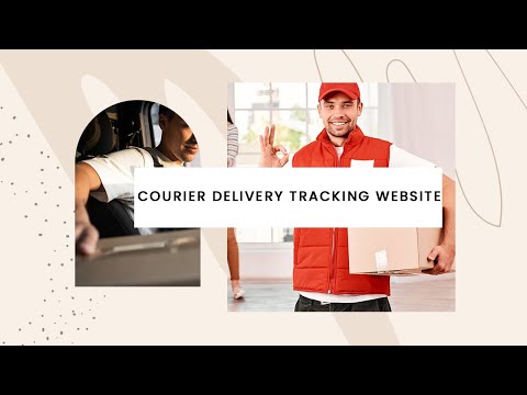 How To Design Courier Delivery Tracking Website | With Email Notification