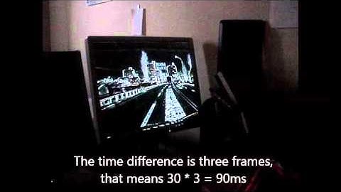 Takes difference of two frames and shows it on a monitor