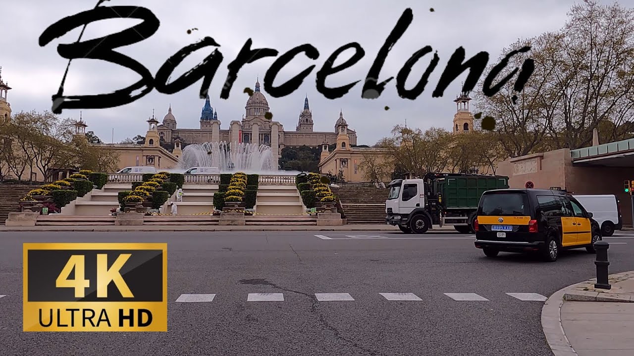 DRIVING BARCELONA Part I from LES CORTS to GOTHIC quarter, CATALONIA, SPAIN I 4K 60fps