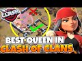 BEST Archer Queen EVER picks a magical wall to SAVE THE WAR