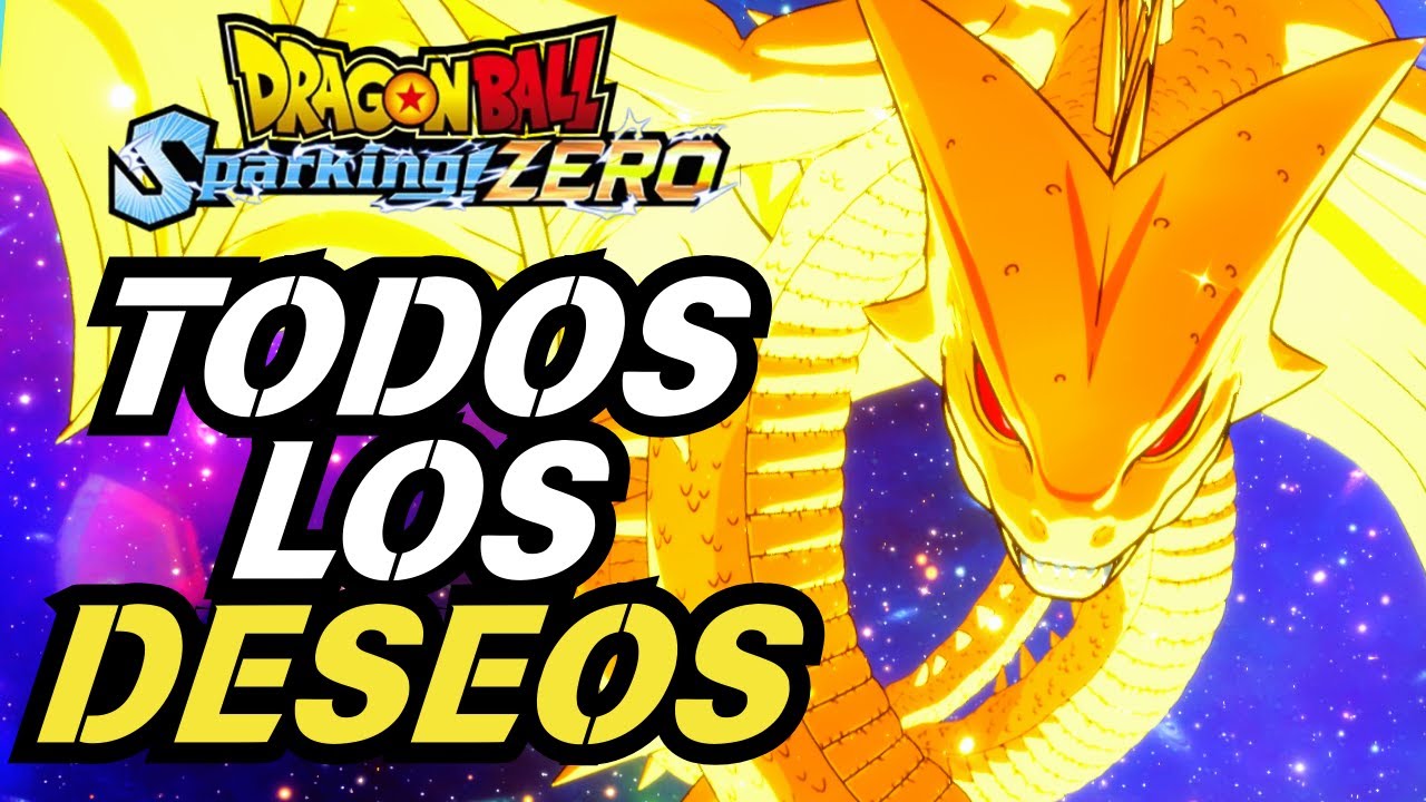 🔴PEDIMOS TODOS LOS DESEOS A SHENLONG Y SUPER SHENLONG!!! - DRAGON BALL SPARKING ZERO