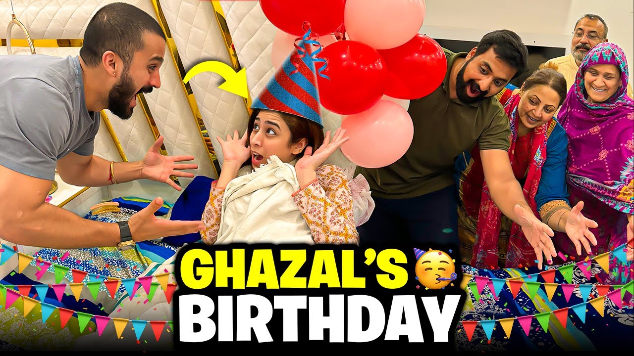 Birthday Surprise for Ghazal🥳Jawad Dedicated a song to Ghazal..💕