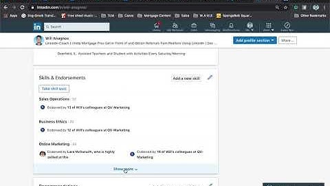 How to add and endorse skills on LinkedIn