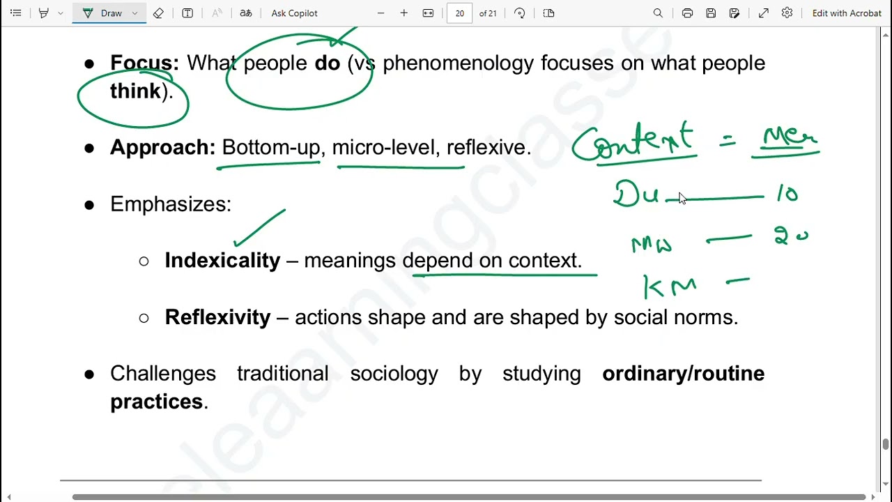Harold Garfinkel 10 min