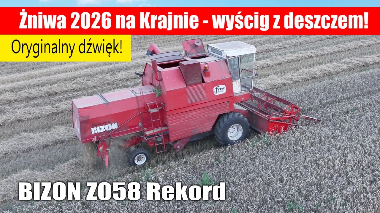 BIZON Z058 Rekord – wyścig z deszczem. Żniwa 2026 na Krajnie maxresdefault BIZON Z058 Rekord – wyścig z deszczem. Żniwa 2026 na Krajnie
