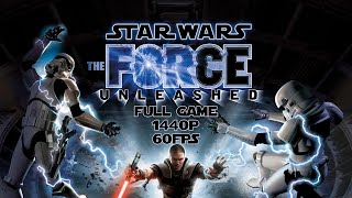 Star Wars The Force Unleashed No Commentary Walkthrough Full Game 1440P60Fps