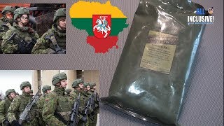 ИРП Сухпай Армия Литва Меню 3 Combat Ration Menu 3 Litauen