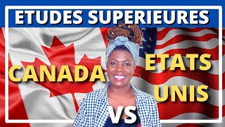 ETUDES SUPERIEURES | ETUDES UNIVERSITAIRES | ETATS UNIS ou CANADA | Etudier Au CANADA ou Aux USA