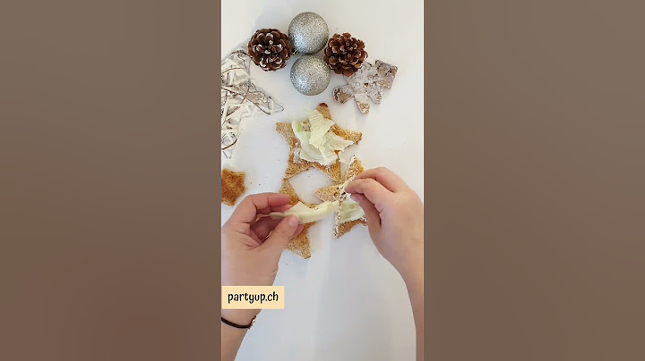Sternenbäumchen Anleitung #weihnachten #vorspeise #rezept #weihnachtsessen #weihnachtsrezepte