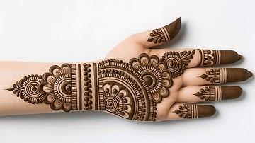 Very easy stylish mehndi design | mehndi design front hand | mehndi design | simple mehandi | mehndi