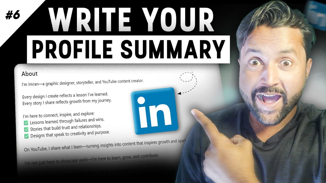 Write a PROFESSIONAL LinkedIn Profile Summary | About Section Tutorial ...