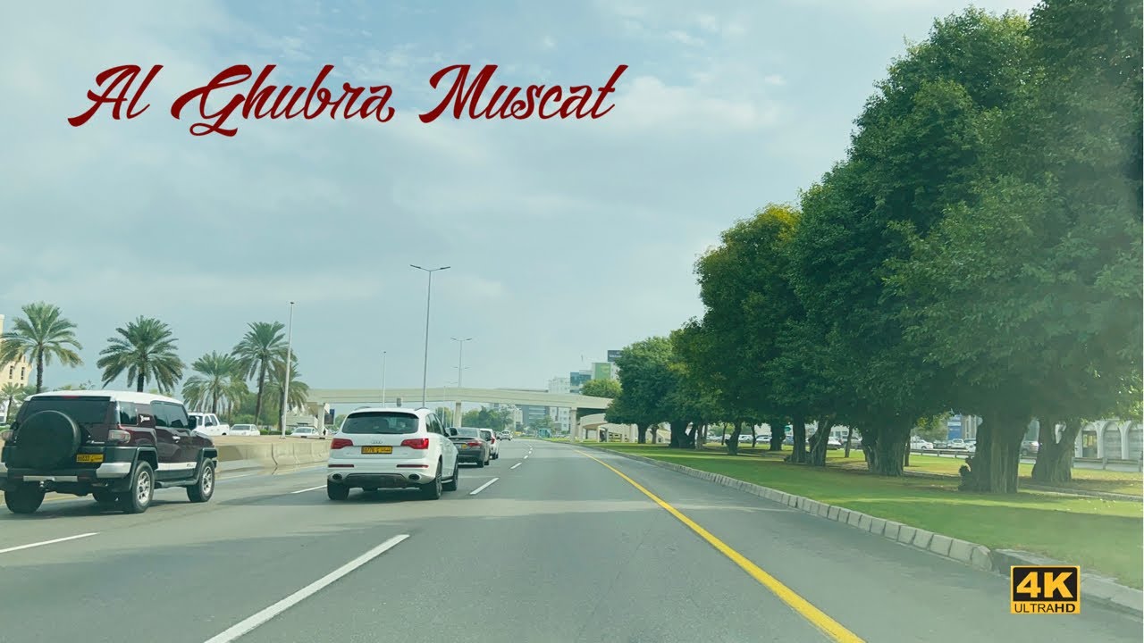 Trip of Muscat Road - Travel to Al Ghubra ( Bawshar) - Muscat city Oman
