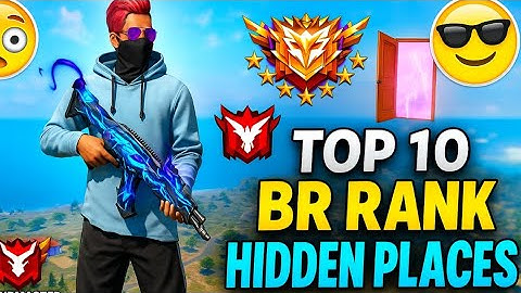 Br Rank New Top 10 Hidden Places | Free Fire New Tips And Tricks 🤯