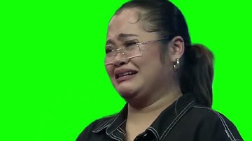 Stan Twitter Girl having mixed emotions - [4K/ 60 fps] Green Screen + Origin