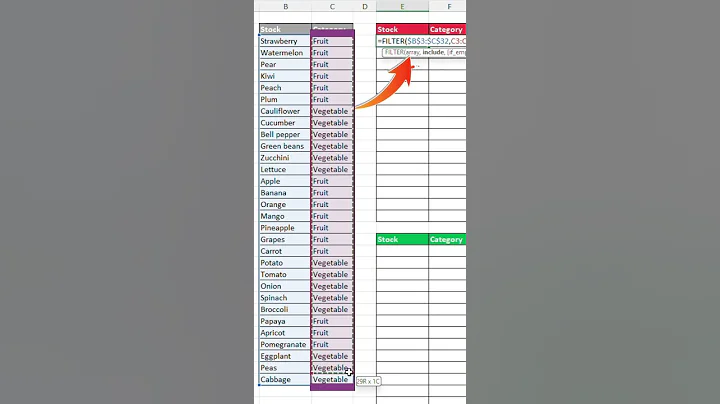 Dynamic Data Filtering in Excel Using the FILTER Function