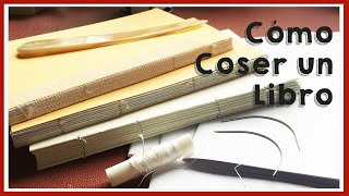 📚  Cómo COSER un LIBRO a mano FÁCIL 👉 [COSTURA  PERFECTA ]