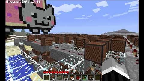 Minecraft Note Blocks - Nyan Cat