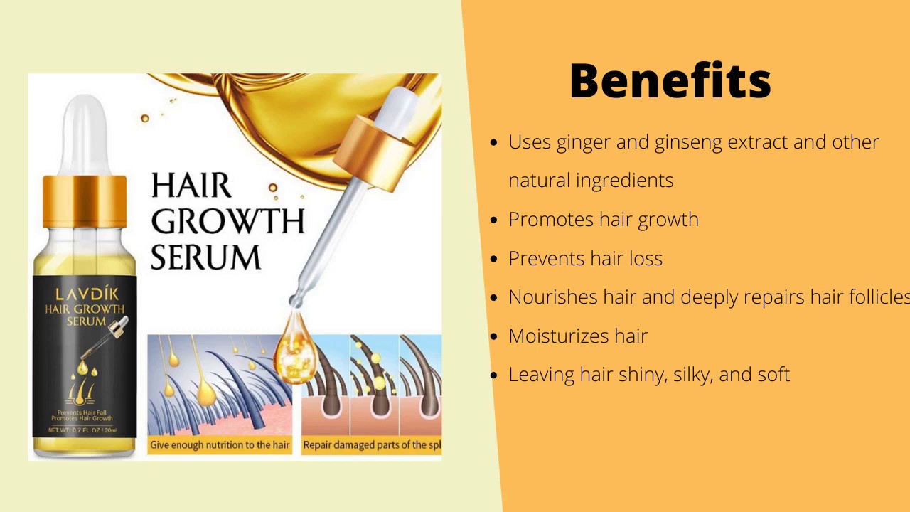 LAVDIK Hair Growth Serum YouTube