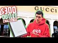 WHAT CAN $300 BUY YOU at GUCCI OUTLET? GUCCI SHOPPING CHALLENGE!