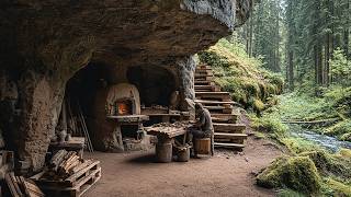 I Spent 90 Days Building, Survival And Cooking In The Rain Forest Alone