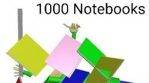 I Got 1000 Notebooks In Baldi