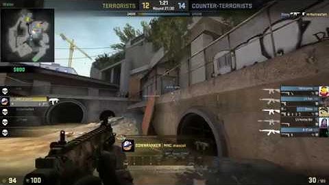 CS:GO Overpass 1V5 Ace