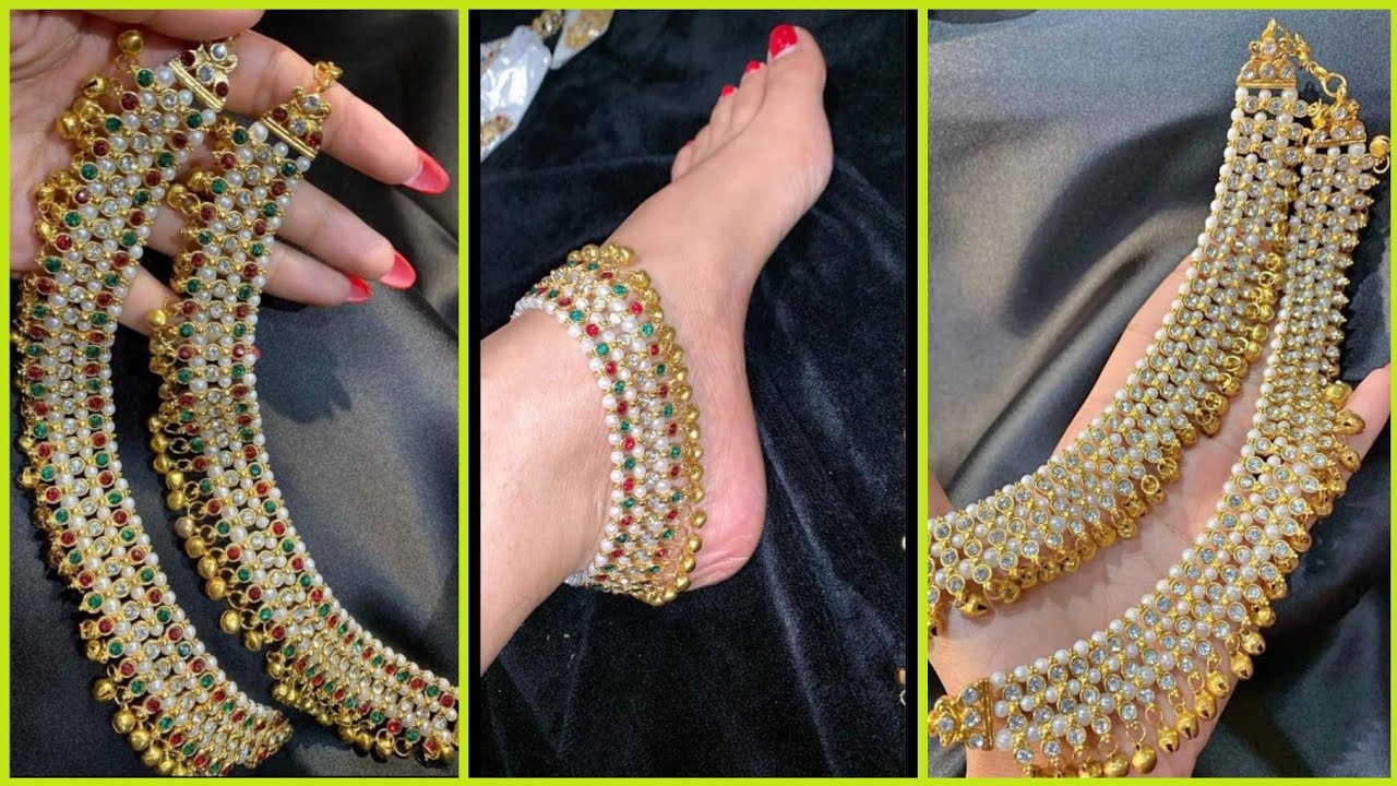 Most Beautiful Heavy Bridal Payal Designs 2021/Exclusive New Anklet Collection/Pazeb Designs