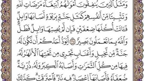 سورة البقرة الصفحه الخامسة والاربعون 45  للقارئ الشيخ محمد ايوب رحمه الله
