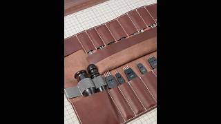 【WT831】Leather Tool  Pouch Making - Full Tutorial @WUTAleather