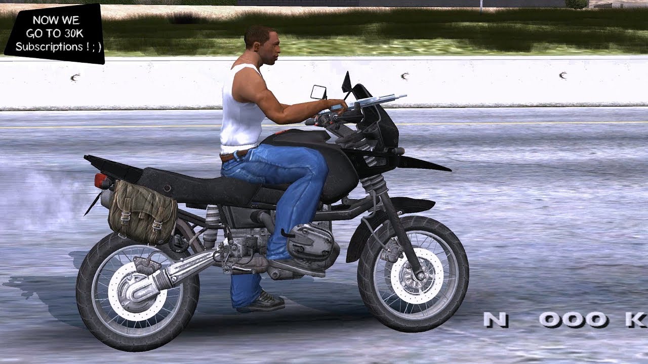 Motorcycle from the game PUBG for GTA San Andreas