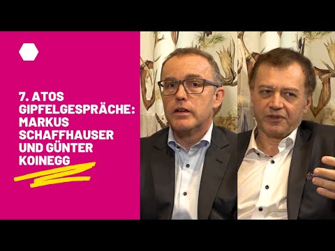 7. Atos Gipfelgespräche: Markus Schaffhauser und Günter Koinegg im brutkasten Talk