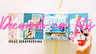 13 álbumes de fotos y material variado de scrapbooking para organizar tu  colección de imágenes de forma creativa y aprovechar tus días en casa