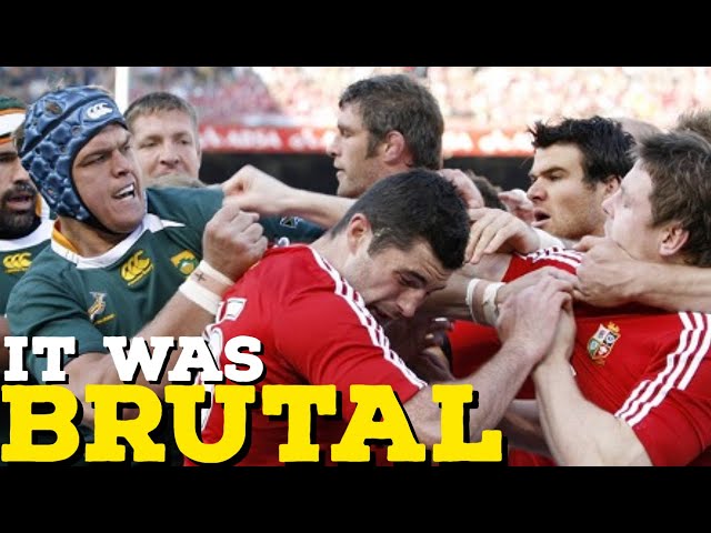 Rugby most violent tour | Lions Vs South Africa 2009 class=