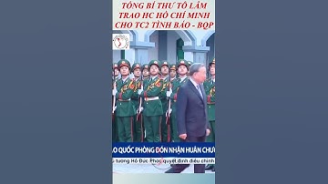 Tổng bí thư Tô Lâm trao Huân chương Hồ Chí Minh cho Tổng cục 2 Tình báo - Bộ Quốc phòng.