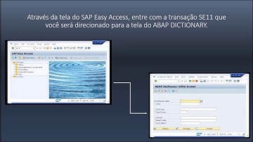 Z SAP Criando Tabelas