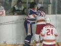 Dave semenko vs tim hunter don jackson vs jim peplinski apr 17 1983