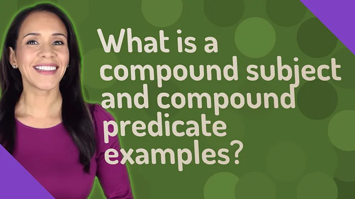 What is a compound subject and compound predicate examples?