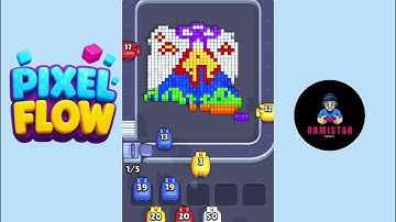 Pixel Flow Level 24 Walkthrough Solution