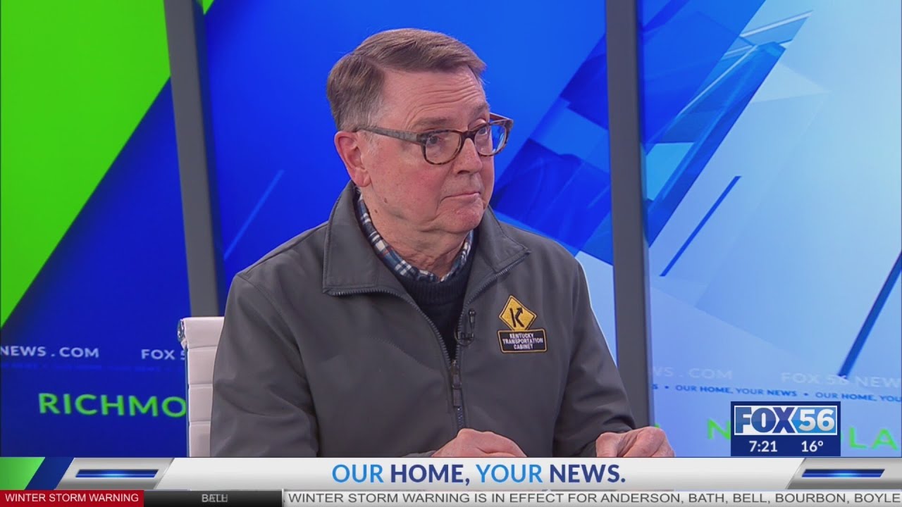 Kentucky transportation secretary talks with FOX 56 News about the state of emergency for winter sto