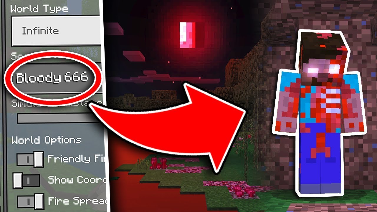 DON'T USE THIS SCARY MINECRAFT SEED (CURSED SEED) - YouTube