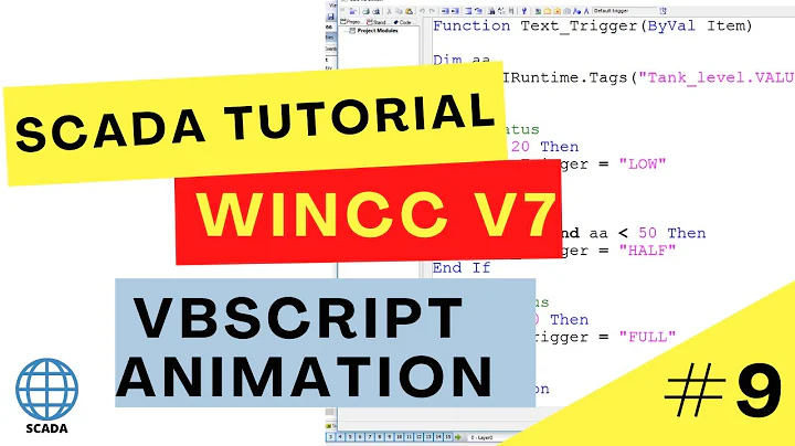 How to dynamize static text when a particular value is written on the IO field? - WinCC V7 (VBS) -#9