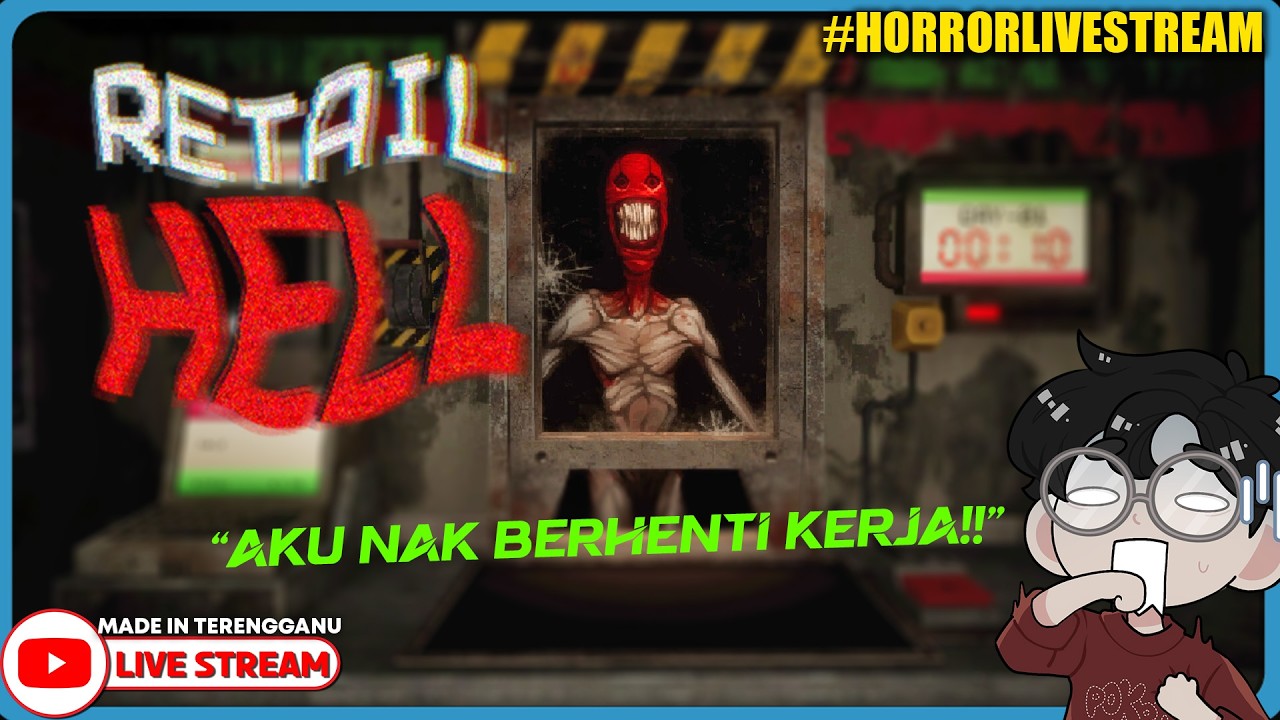 *SERAM!* KERJA PART-TIME BERTUKAR NGERI! ||🔴 Retail Hell (Malaysia) #HorrorLivestream