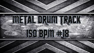 Aggressive American Metal Drum Track 150 BPM (HQ,HD) chords