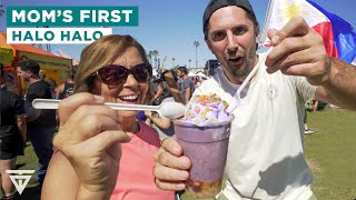 Mom Tries Filipino Street Food  Festival in San Diego, California