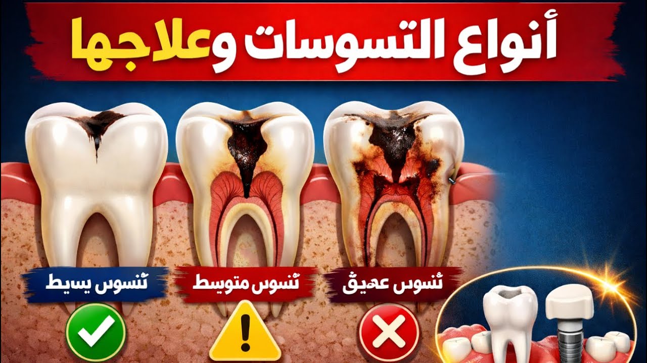 اعرف نوع التسوس الي عندك وهو عصب ولا لا وإزاي نعالجه😱