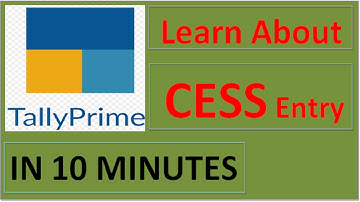 Cess Entry in TallyPrime / Tally Prime Configuration For Cess Entry/ How to do Purchase with Cess