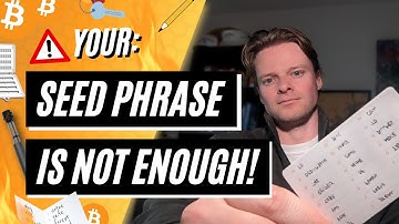 Bitcoin Recovery Requires More Than Your Seed Phrase!