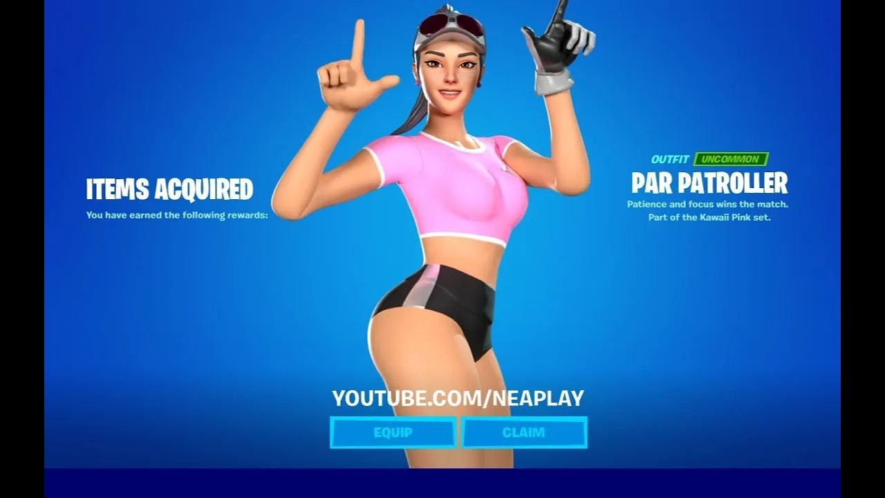 Neaplay PAR PATROLLER ⚽ KAWAII STYLE EDITION | FORTNITE NEAPLAY - YouTube